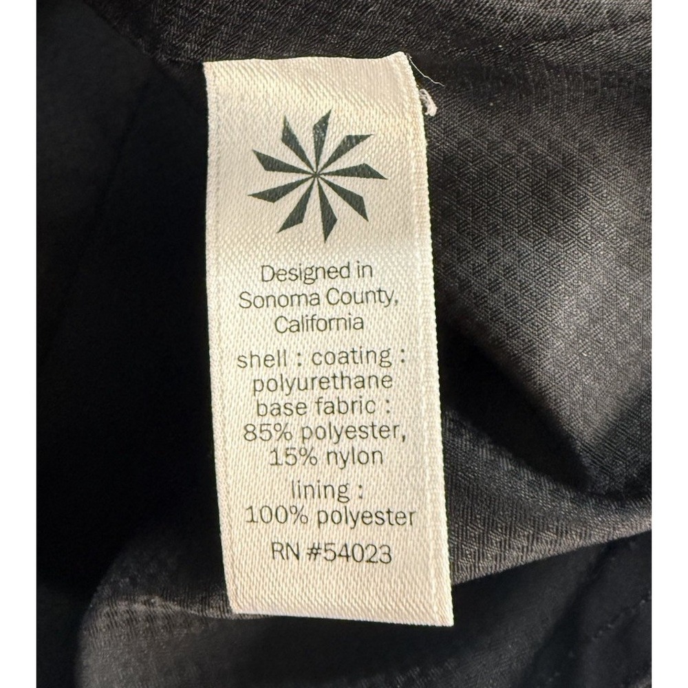 Athleta Size Small Hooded Black Rain Jacket / Windbreaker - Picture 12 of 12